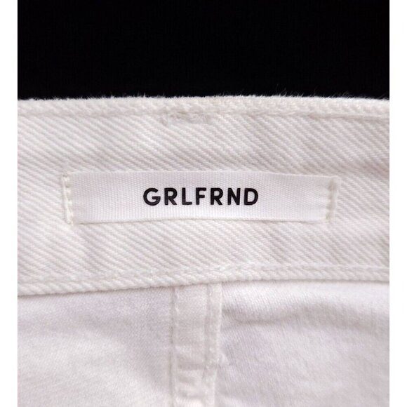 GRLFRND Helena Cut Off Shorts in Pierre White NWT - Picture 14 of 16